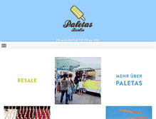 Tablet Screenshot of paletas-berlin.com